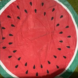 Watermelon beach towel/mat with pillow